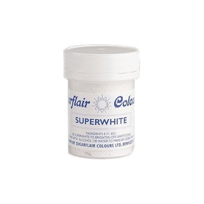 Sugarflair Colours Super-White Icing & Buttercream Whitening Powder