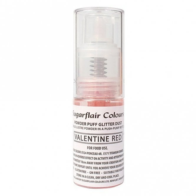 Sugarflair Colours Valentine Red - Edible Lustre Powder Spray 10g