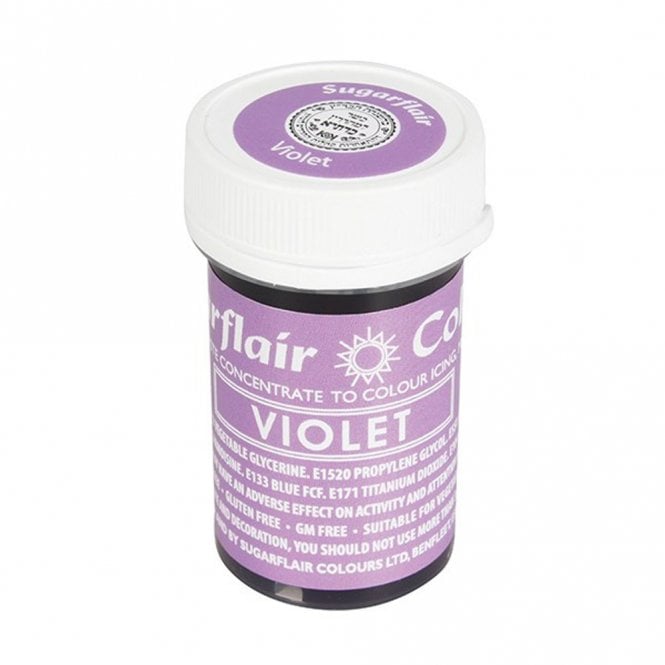 Sugarflair Colours Violet Spectral Paste Concentrate Colouring