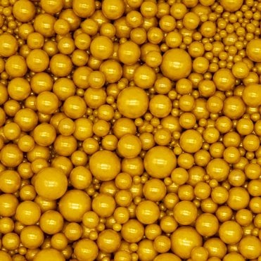 Sunkissed Glow Pearls Sprinkles – Mixed Sizes - 80g