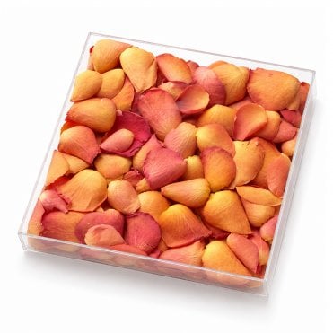 Sunset Orange Freeze-Dried Rose Petals - 1000ml