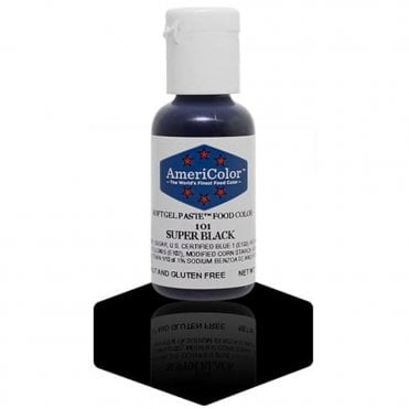 Super Black - Soft Gel Paste Food/Icing/Buttercream Colouring