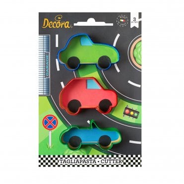 Sweet Game Brum Brum Cutters - Set of 3