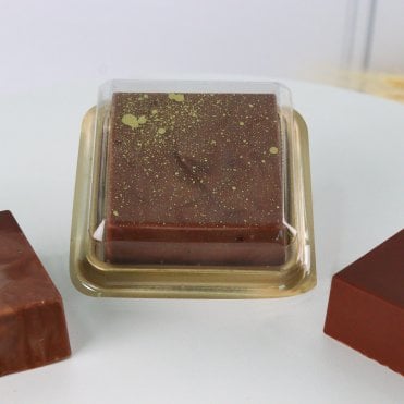 Sweet Gold Touch - Square Box for Premium Honey Cakes (Pack of 10)