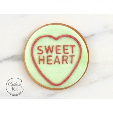 SWEET HEART - Valentine's Day Reverse Embosser Stamp