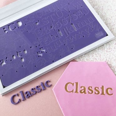 SWEET STAMP - Classic Set Uppercase, Lowercase, Numbers & Symbols