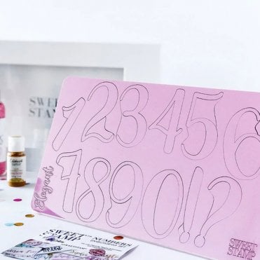 Sweet Stamp - GIANT ELEGANT NUMBERS