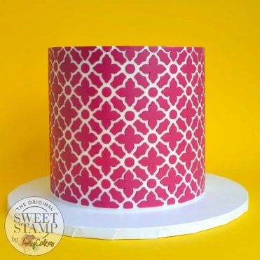 Sweet Stamp Stencil - Jasmine Trellis