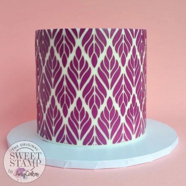 Sweet Stamp Stencil - Marabou