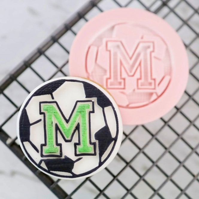 Sweet Stamps OUTboss Expressions - Football Monogram - M
