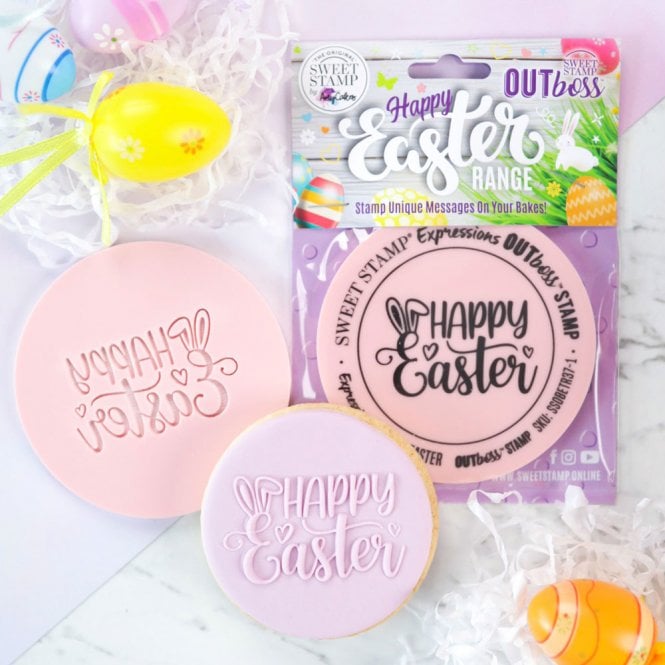 Sweet Stamps OUTboss - Happy Easter Curly