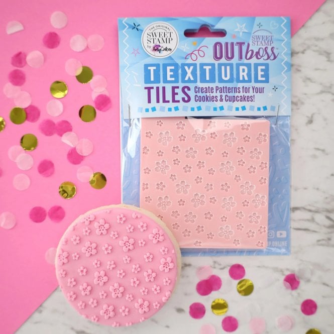 Sweet Stamps OUTboss Texture Tiles - Dollhouse Flower Print