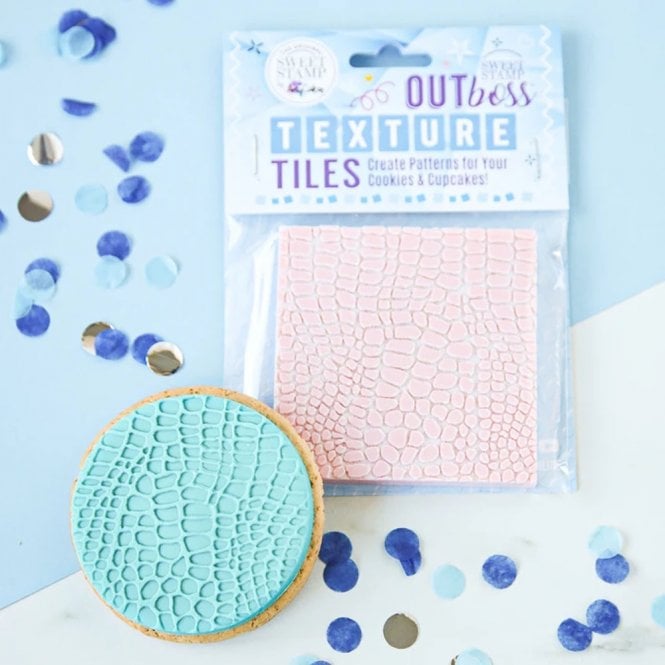 Sweet Stamps OutBoss Texture Tiles - Snake Skin