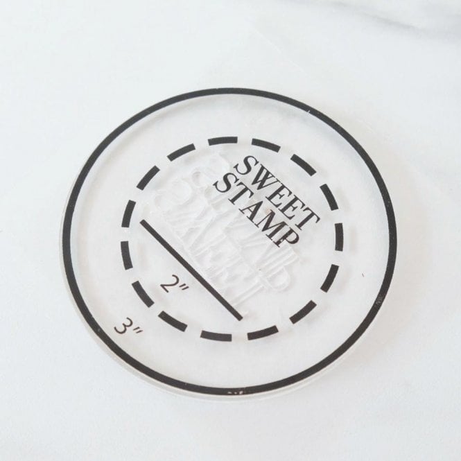 Sweet Stamps Sweet Stamp by AmyCakes – SweetStamp™️ – PickUpPad ™️ Round|Cake Craft Company