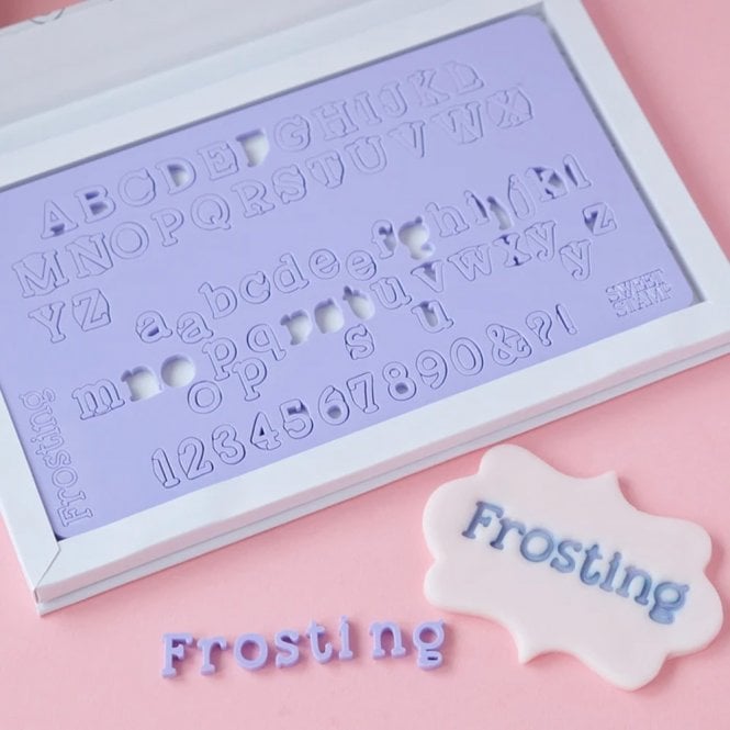 Sweet Stamps Sweet Stamp - Frosting Set - Complete Set Of Alphabets, Numbers & Symbols