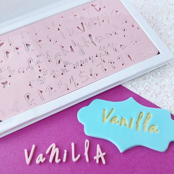 Sweet Stamps Vanilla - Uppercase- Lowercase, Numbers & Symbols Full Set