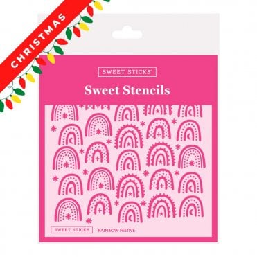 Sweet Stencil - Rainbow Festive