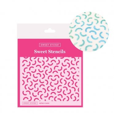 Sweet Stencil - Retro Curve