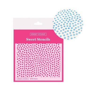 Sweet Stencil - Retro Polka