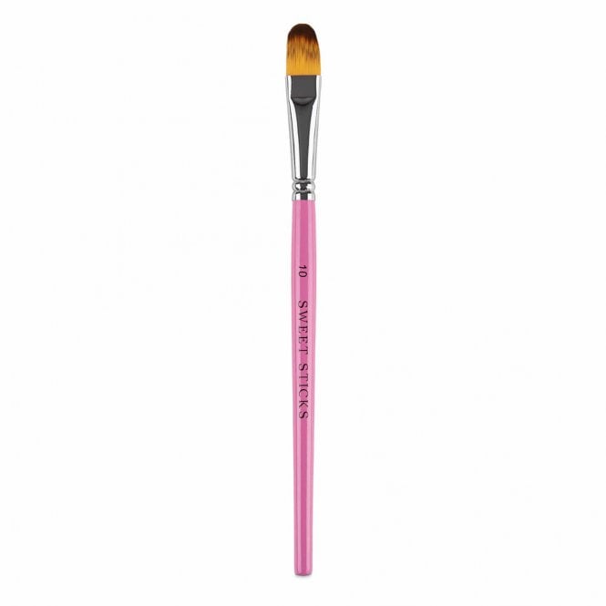 Sweet Sticks Filbert Round Tip Premium Food Grade Brush # 10
