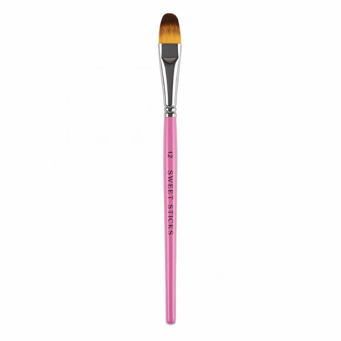Sweet Sticks Filbert Round Tip Premium Food Grade Brush # 12