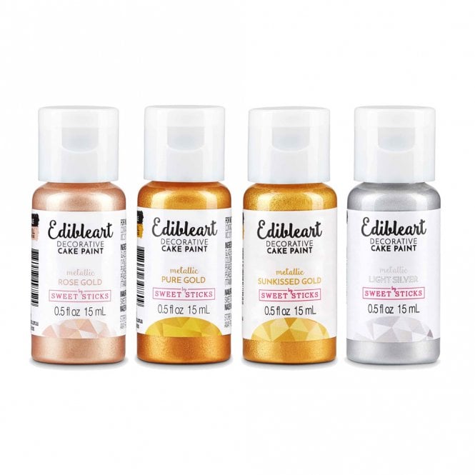 Sweet Sticks Metallic - Edible Art Decorative Paint 15ml