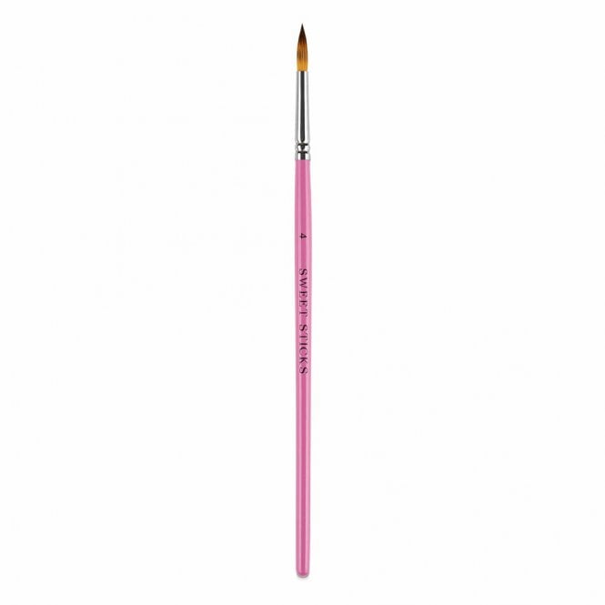 Sweet Sticks Pointed Round Premium Food Grade Brush # 4