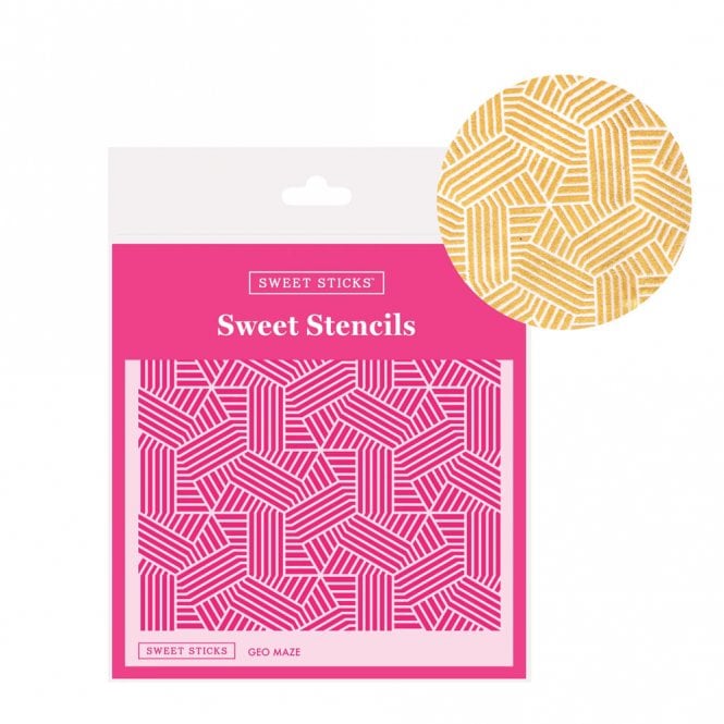 Sweet Sticks Sweet Stencil - Geo Maze