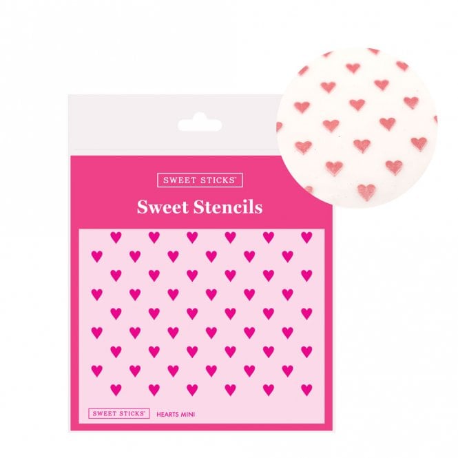 Sweet Sticks Sweet Stencil - Hearts Mini