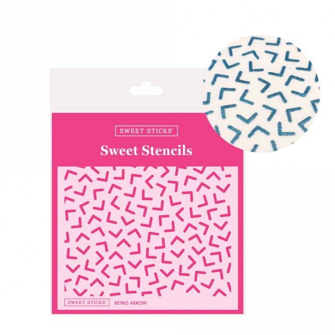 Sweet Sticks Sweet Stencil - Retro Arrow