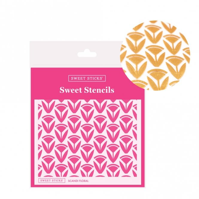 Sweet Sticks Sweet Stencil - Scandi Floral