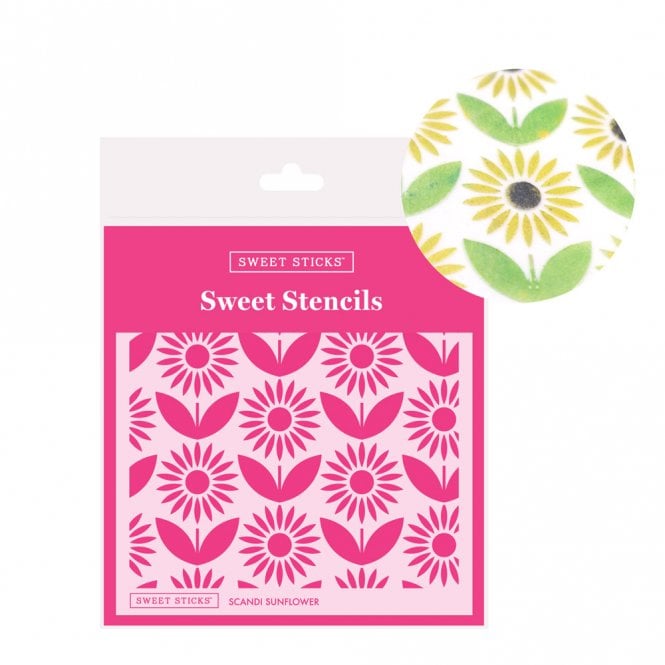 Sweet Sticks Sweet Stencil - Scandi Sunflower