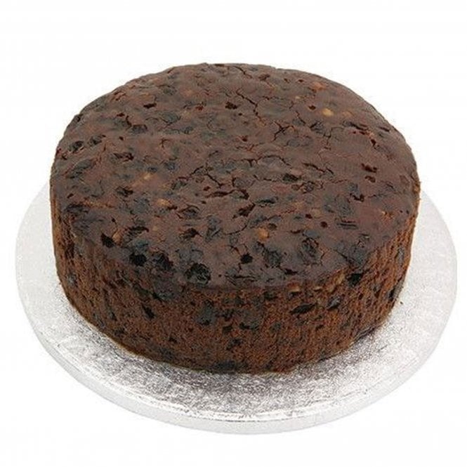 Premium Ready-Made Round Fruit Cake - Perfect for Elegant Decorations