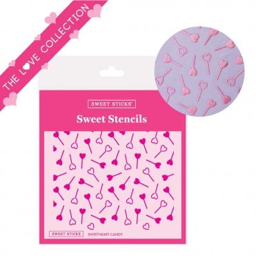 Sweetheart Candy Stencil