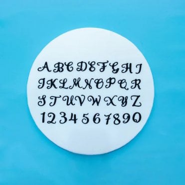 Swirly Alphabet Font Upper Case