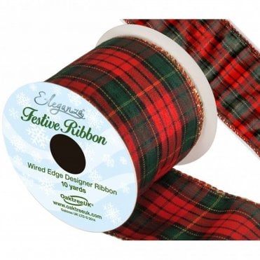 Tartan Wired Edge Pattern No.274 10yds x 63mm