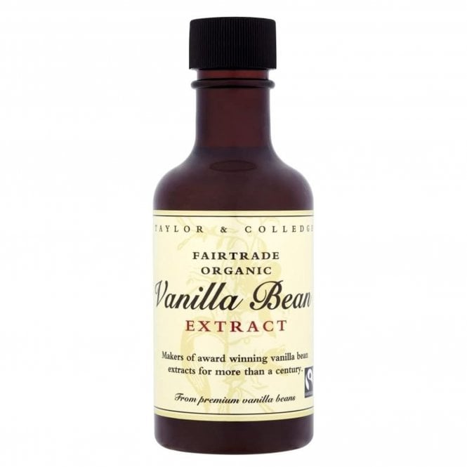 Taylor & Colledge Fairtrade Organic Vanilla Bean Extract - 100ml