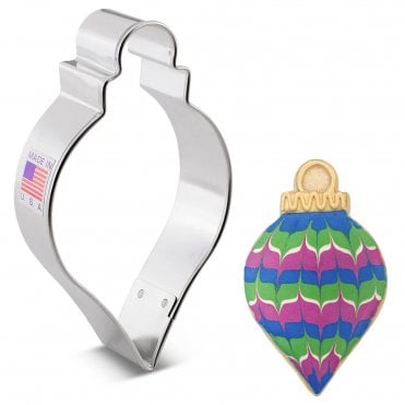Teardrop Bauble Ornament Cookie Cutter – Festive Flair for Every Cookie
