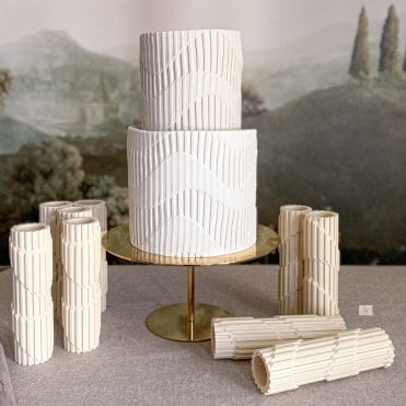 The Modern Pleat Rolling Pin 9"