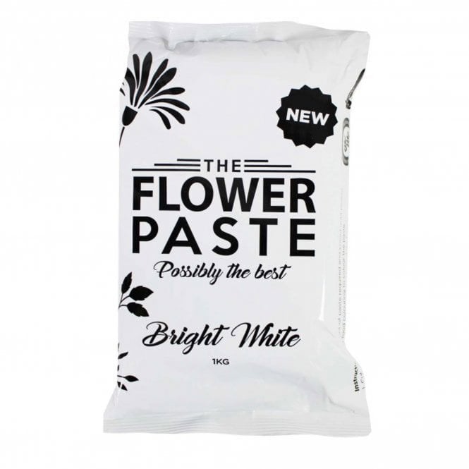 The Sugar Paste THE FLOWER PASTE - Bright White - 1kg
