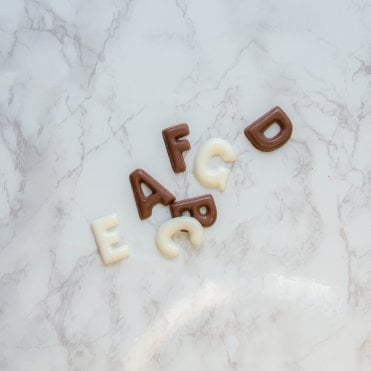 Tiny Alphabet Delight Chocolate Mould - Simple Chocolate Mould