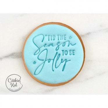 Tis The Season To Be Jolly - Christmas Embosser Stamp