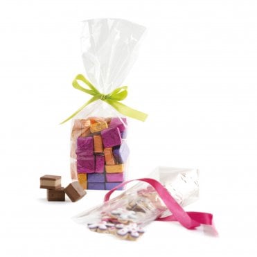 Transparent bags with Rigid Bottom