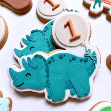 Triceratops Party Dinosaur Debosser & Cutter