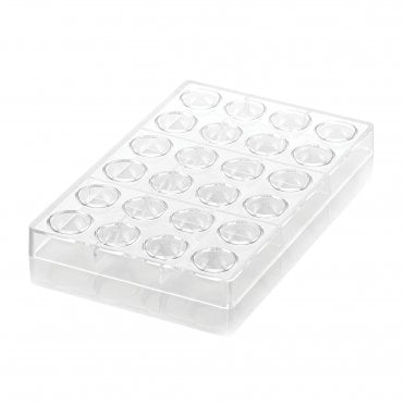 Tritan Half Sphere 01-P Chocolate & Praline Mould - 24 Cavities