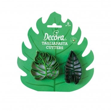 Tropical Leaves Cookie Cutters - Set of 2