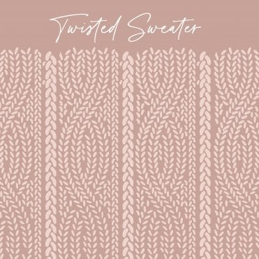 Twisted Sweater Embossing Parchment Sheets - Pack of 6