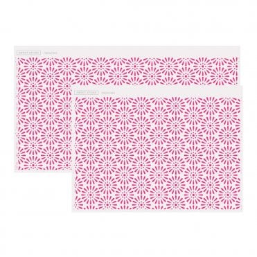 Two Part Cake Stencils - Fireworks