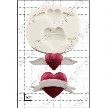 'Valentine Hearts' Silicone Mould