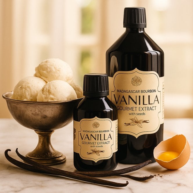 Bourbon Vanilla Gourmet Extract with Seeds
